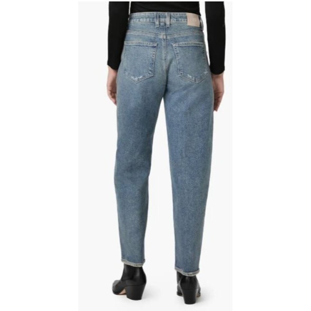 Paige Vintage Womens Alexis High Rise Distressed Ankle Barrel Jeans Sz 30 New - Picture 2 of 14